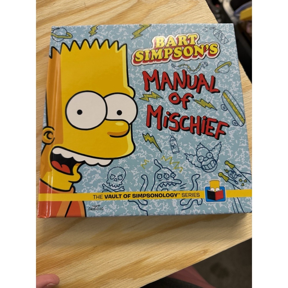 Bart Simpson's Manual of Mischief‎ by Matt Groening (2014, Hardcover)